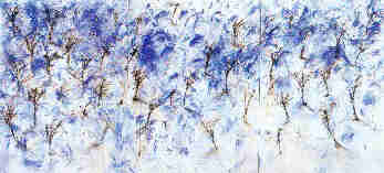 ohne Titel, Akryl auf Papier, 200x450 cm, 1997